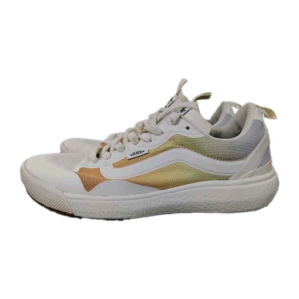 Vans Ultrarange EXO Shoes Womens 8 Cream Peach Ripstop Mesh Ultra Cush Sneakers